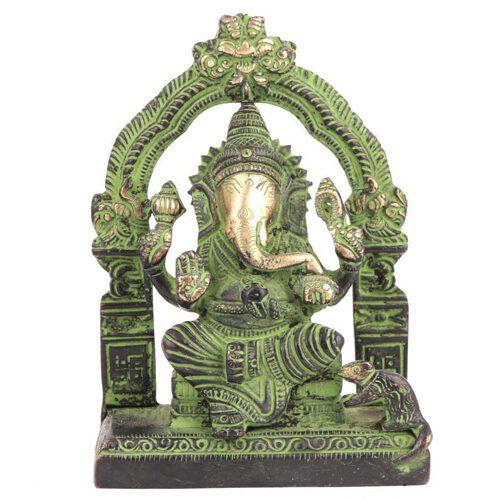 Hand made brass antique Ganesha
