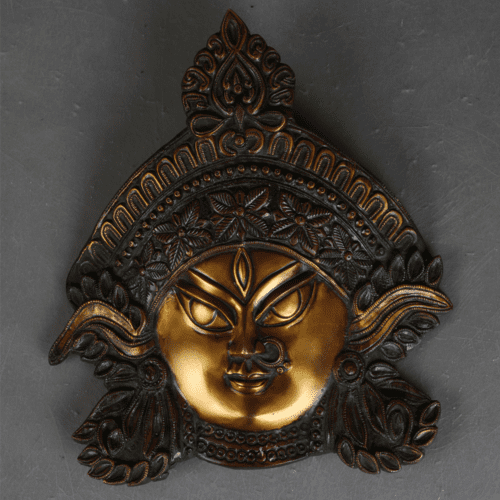 Brass Wall Hanging Ma Durga Musk