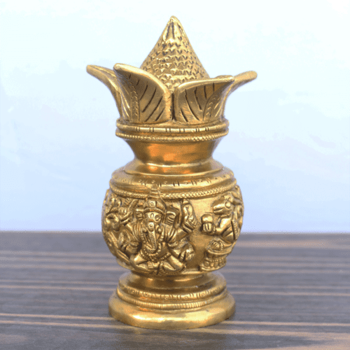 Mangal Kalash with Lakshmi and Ganesh