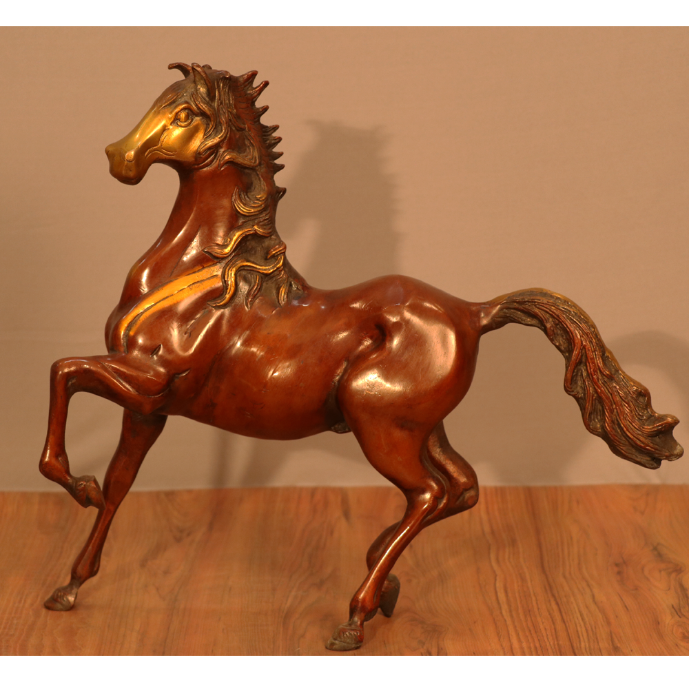 BRASS HORSE FIGURINE DECOR Buy exclusive brass statues, collectibles