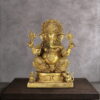 Brass_Ganesh_Statue_Sitting_position_ideal_for_home_or_temple