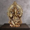 Ganesh Statue Sitting on Lotus -25"