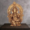 CHOLA INFLUENCE GANESH BRASS STATUE