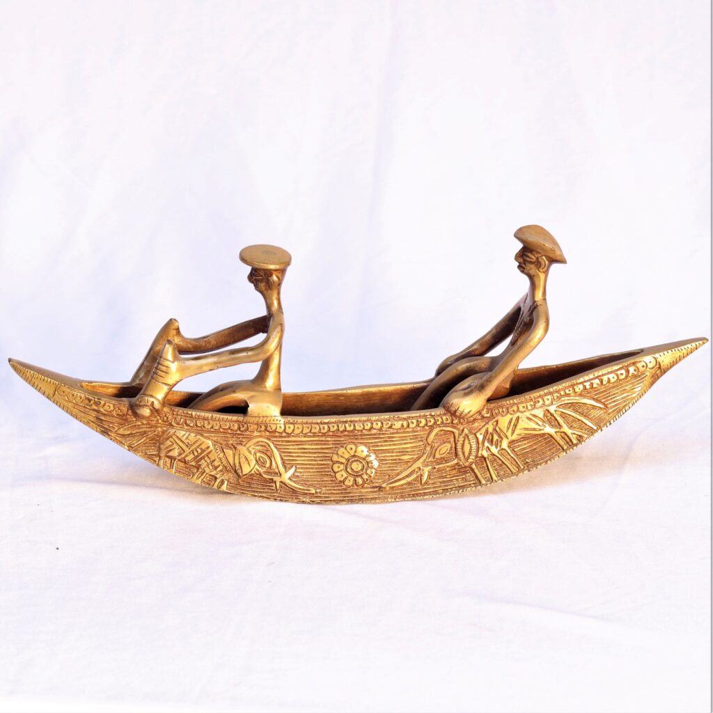 HANDCRAFTED BRASS BOAT SOUVENIR