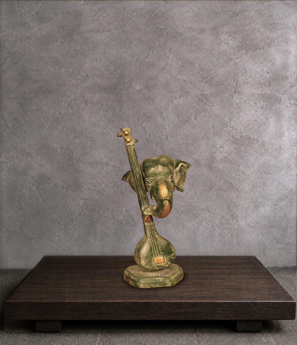 Artistic Ganesha Brass Decor