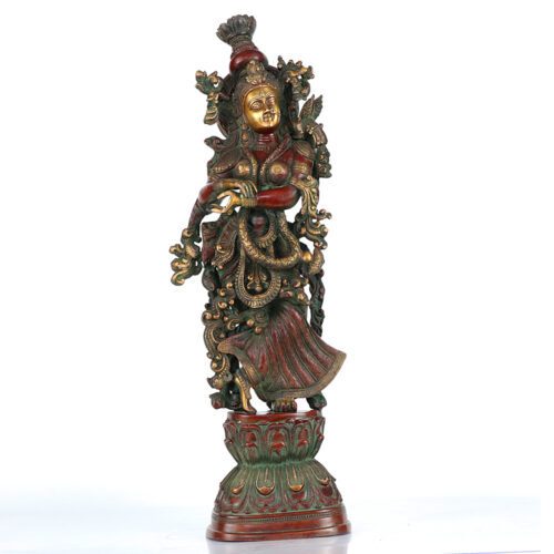 RADHA ARTISTIC BRASS STATUE
