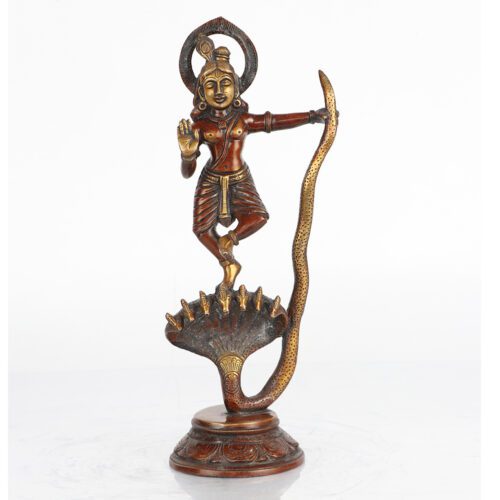KALINGA NARDHANA, KRISHNA’S DANCE ON KALINGA BRASS STATUE