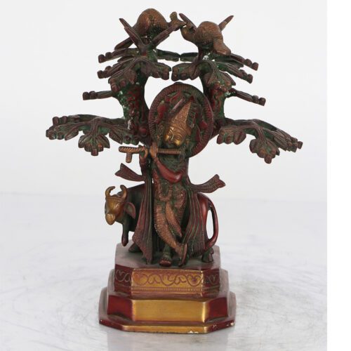 VRINDABAN BRASS KRISHNA STATUE