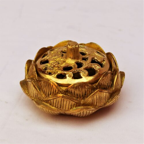 LOTUS BRASS INCENSE BURNER