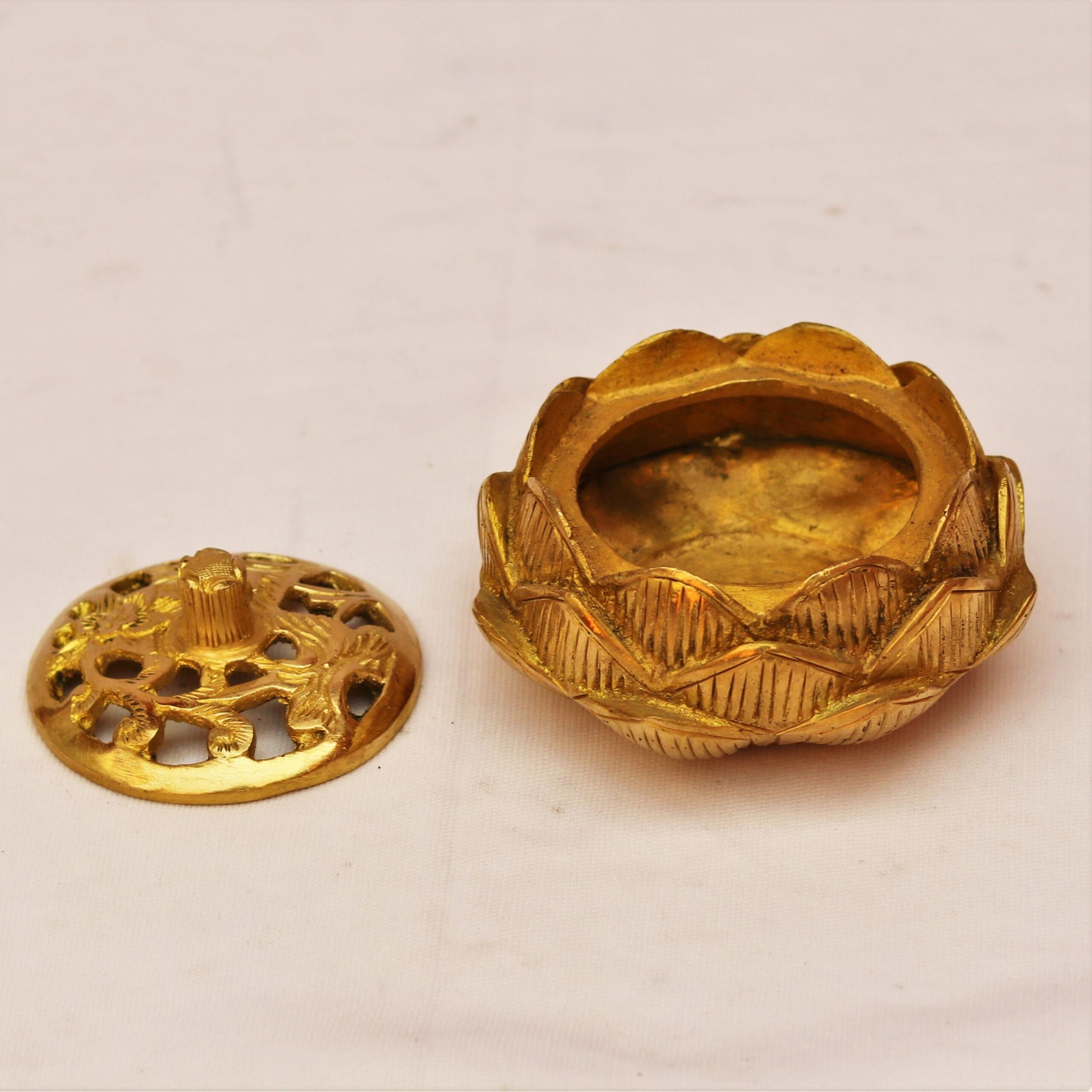 LOTUS BRASS INCENSE BURNER Buy exclusive brass statues, collectibles and decor