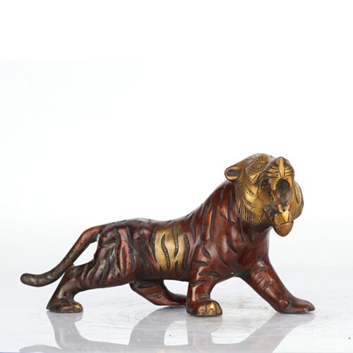 GOLDEN HEAD BRASS TIGER