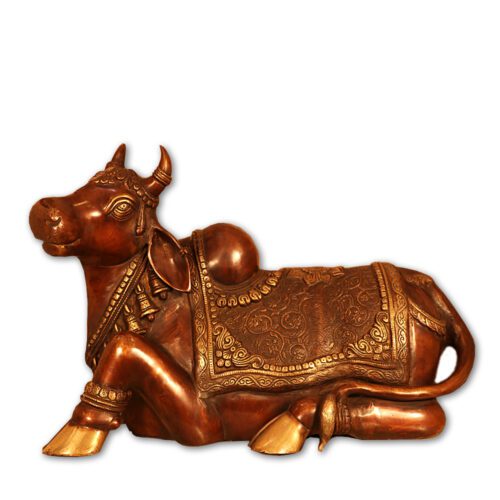 NANDI VINTAGE BRASS FIGURINE
