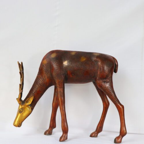Deer Brass Figurine