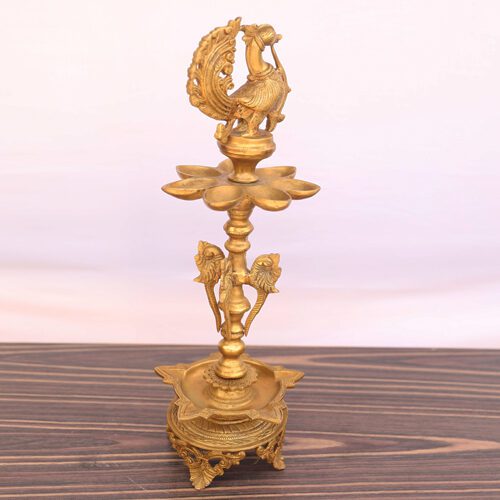 MAYUR BRASS STANDING DIYA