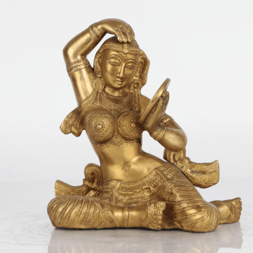 LADY BRASS STATUE