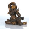 Lady Figurine Brass Decor