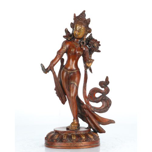 DANCING TARA BRASS STATUE