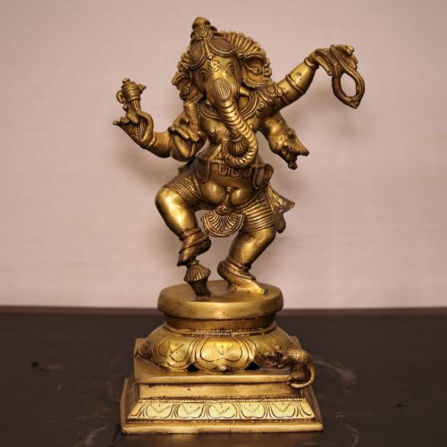 Brass_Nritya_Ganesha_Statue