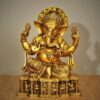 Golden Brass Statue