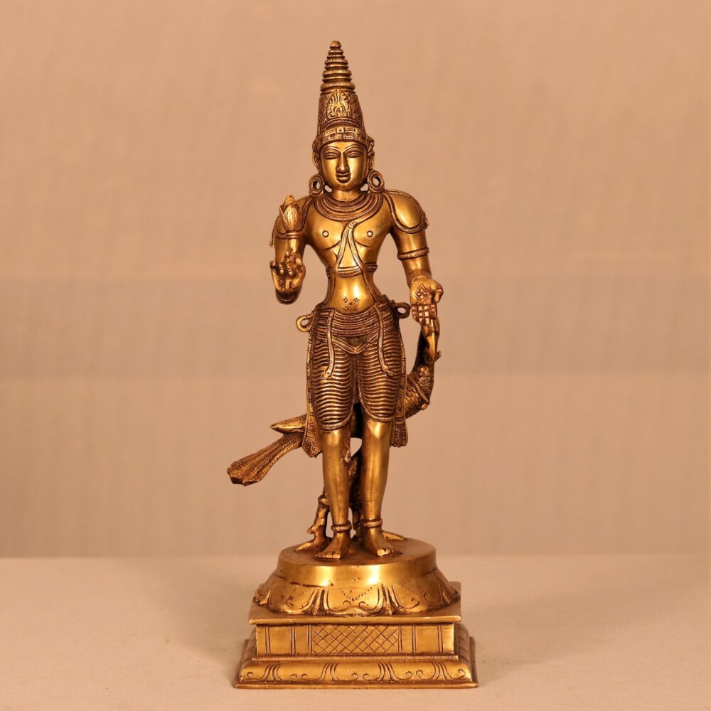 Brass Murgan Statue