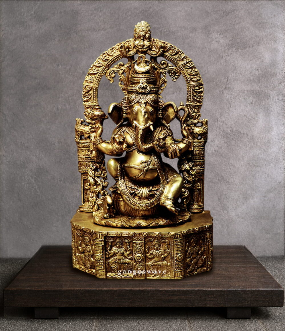 CHOLA INSPIRED GANESH STATUE- 20 inches