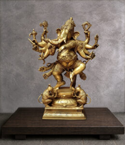 DASHABHUJA GANESH STATUE - 26 inches