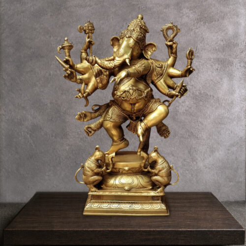 DASHABHUJA GANESH STATUE - 26 inches