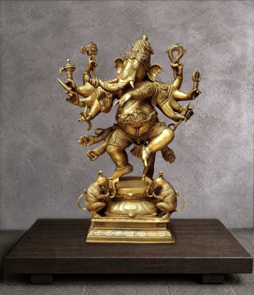 DASHABHUJA GANESH STATUE - 26 inches