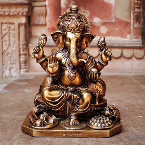 Brass Ganesha Statue