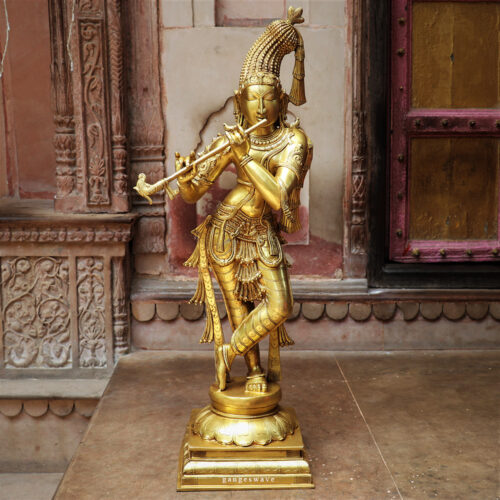 Krishna_brass_statue