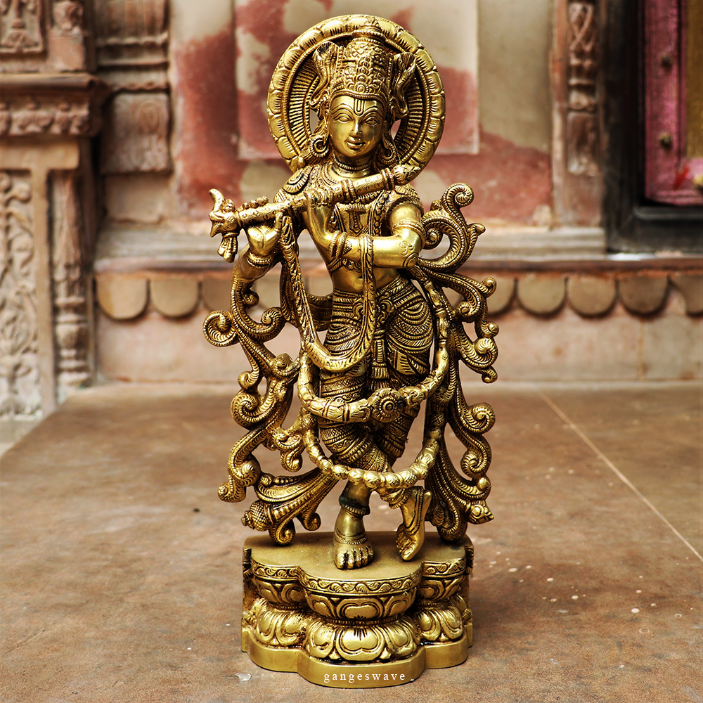 krishna_brass_statue