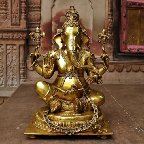 Superfine Brass Ganesha Statue