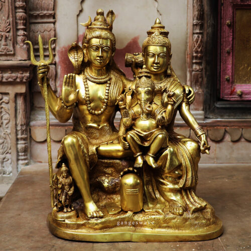Shiva_Parvati_Brass_Statue