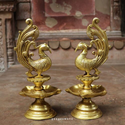 peacock_brass_diya