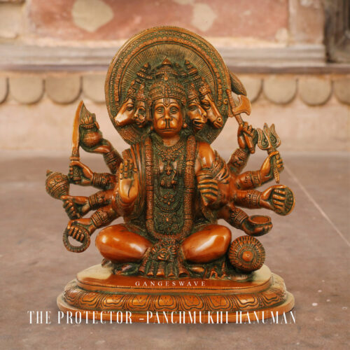 Sitting Panchmukhi Hanuman