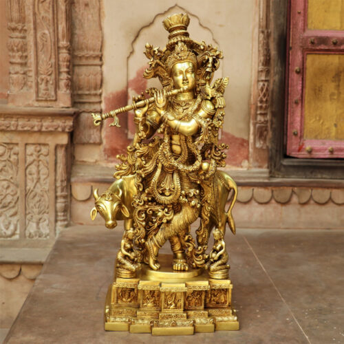 krishna_brass_statue