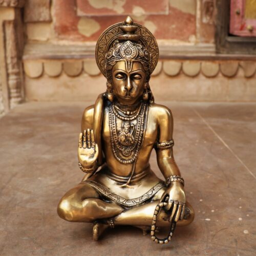 sitting_brass_hanuman