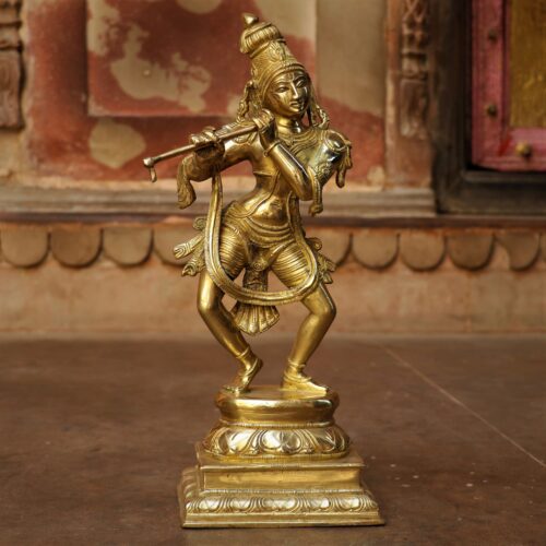 Murlidhara Brass Statue