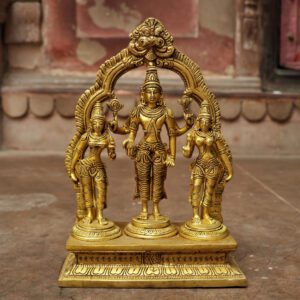 vishnu brass statue