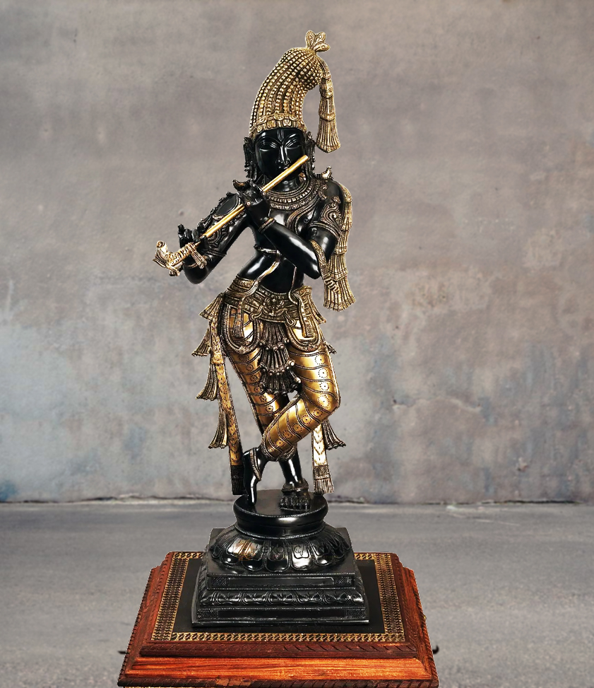 Lord_Krishna_Brass_Statue