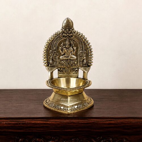 Rajrajeswari Brass Diya - 7 inch