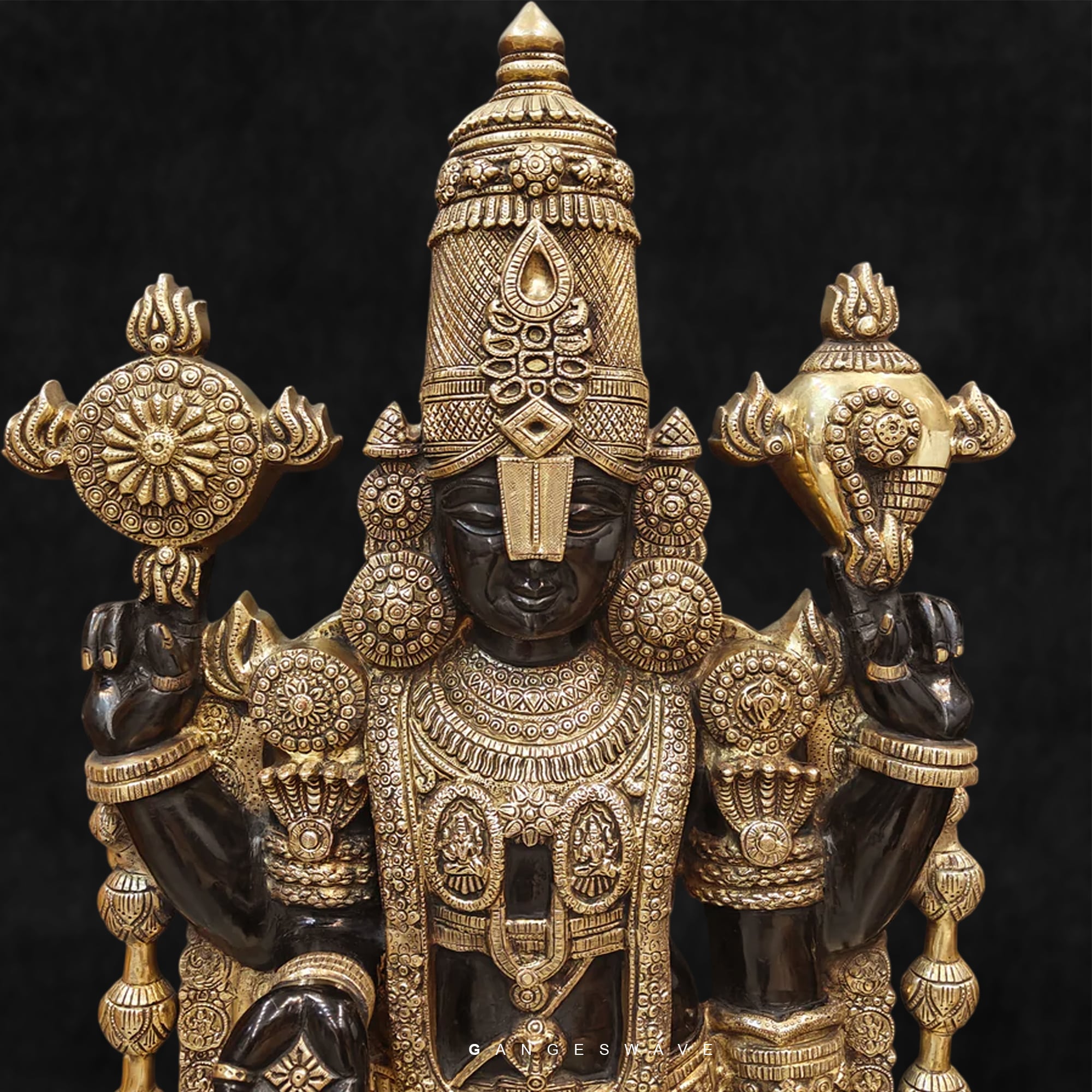 Big lord Venkateshwara brass statue-47" - Image 2