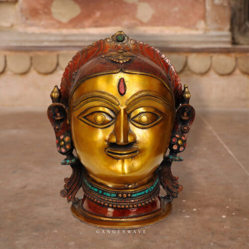 Parvati Brass Head Decor