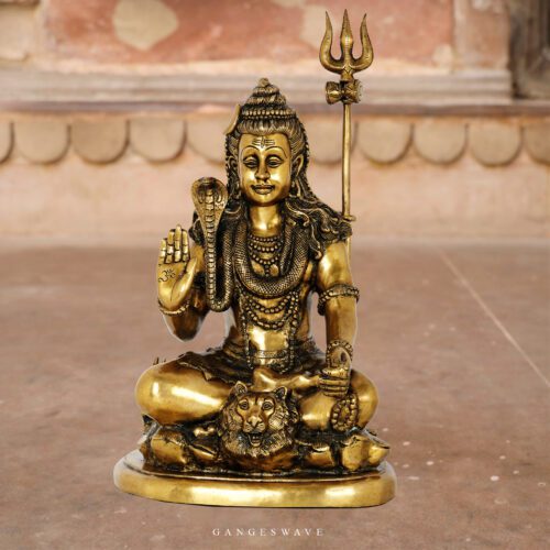 Brass Lord Shiva Statue