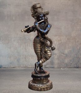 Big Krishna Brass Statue