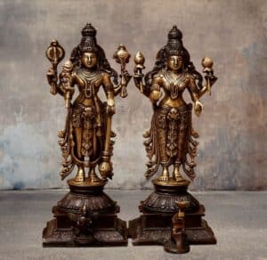 Antique_Finish_Lakshmi_Vishnu_Statue