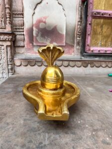 Golden Brass Shiva Lingam