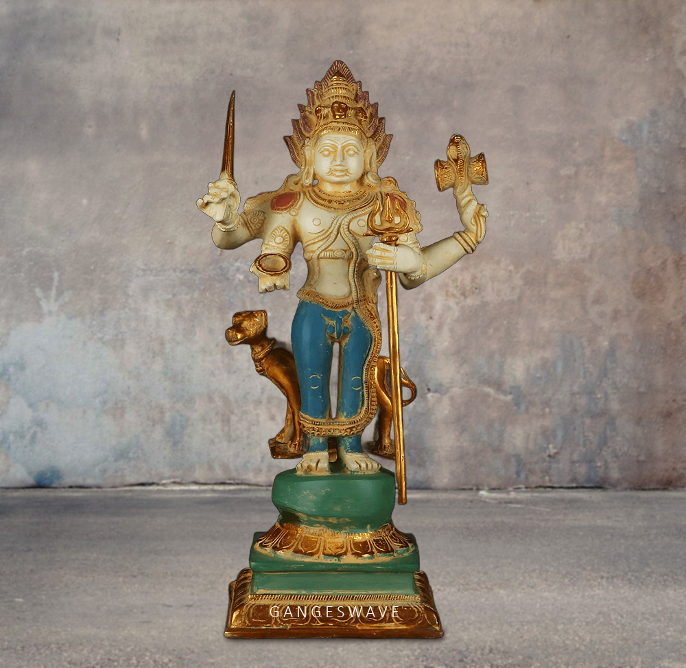 Multi_Coloured_Kaal_Vairabh_Statue
