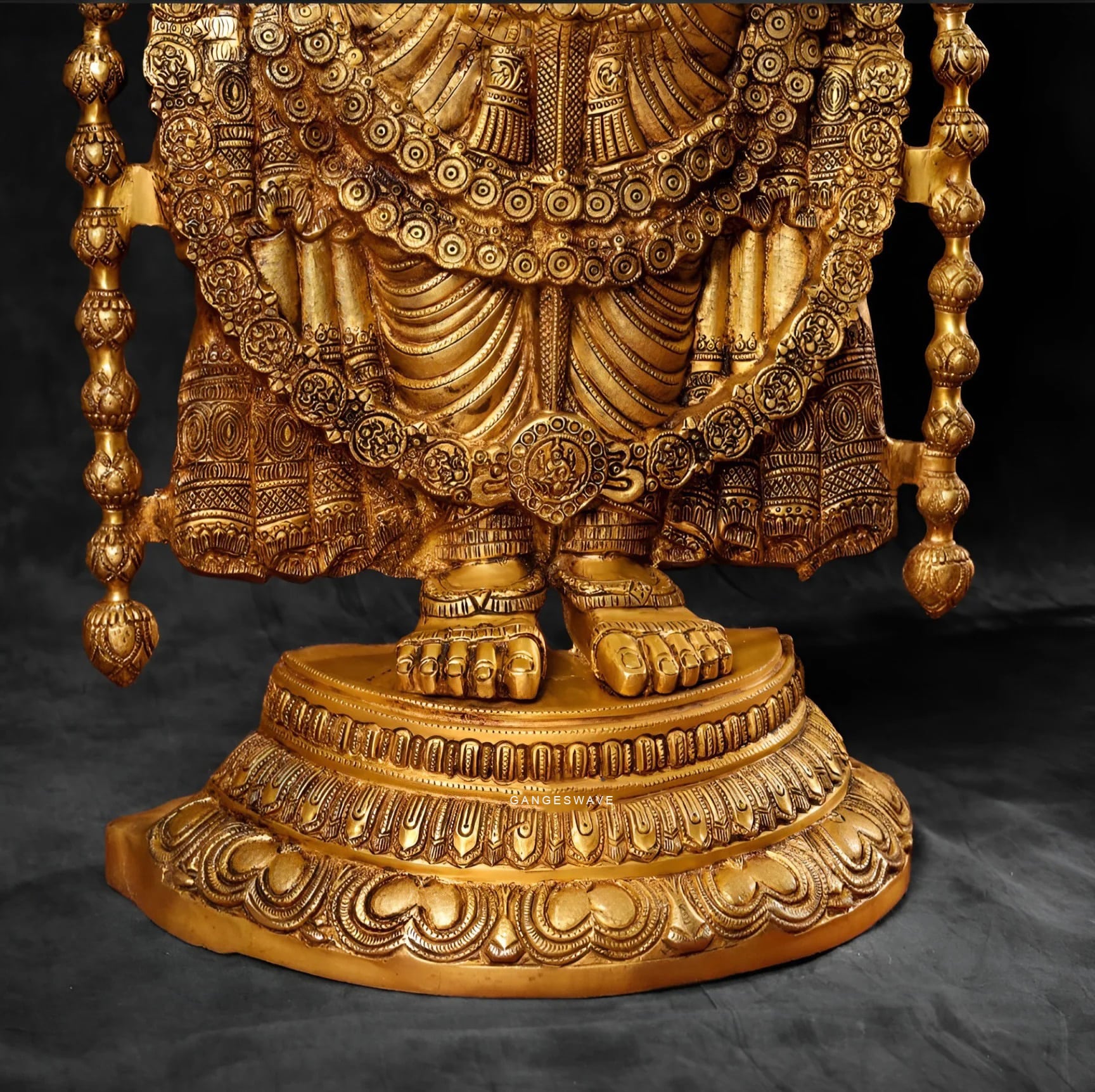 Big Lord Balaji Brass Statue - 47" - Image 2