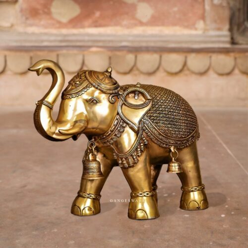 Big Elephant Brass Decor